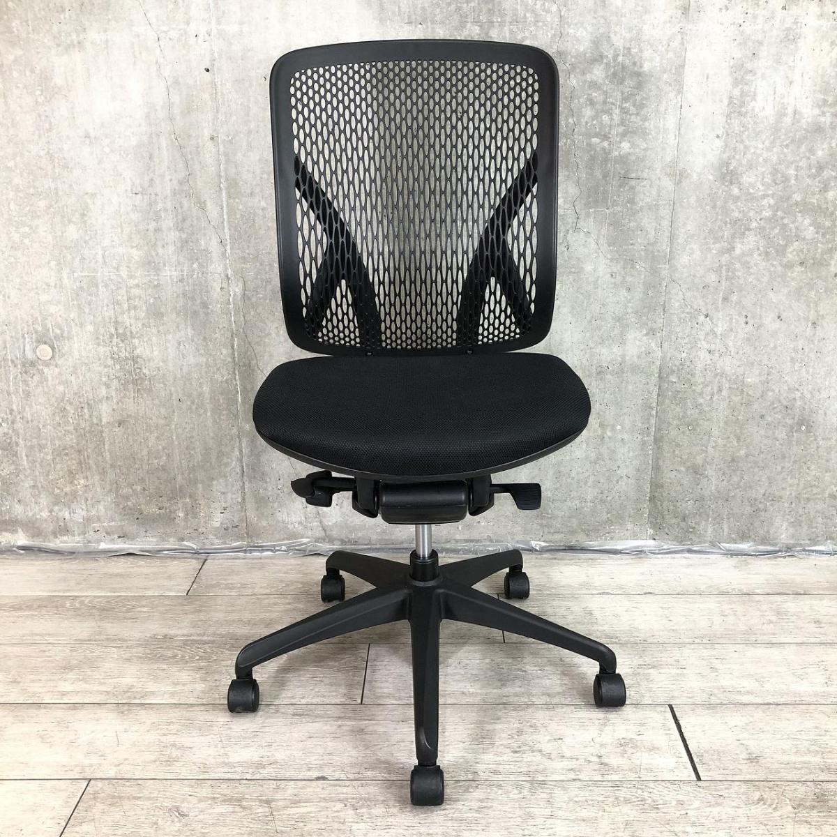 中古】yera イナバ/INABA 肘無ローバックチェア 575114 - 中古オフィス