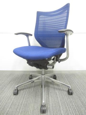 【中古】バロンチェア CP43BR　FGR3 オカムラ（okamura） 肘付ローバックチェア