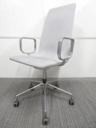 【ワンランク上の上質なデザイン！】■ウチダ　ルタチェア　肘付　グレイ　■ワンランク上の空間づくりに！【UCHIDA　RUTA】【ABW】★