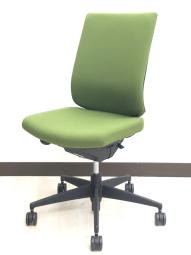 【人間工学に基づいた快適設計！】■コクヨ　ウィザード2チェア　肘無　オリーブグリーン【2601】弊社使用欄【A01054555】※