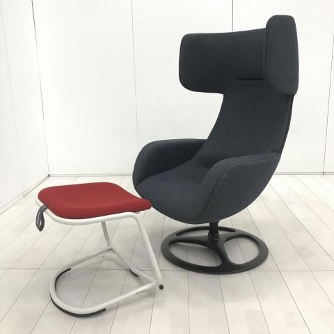 【中古】ライブス L147WR 0481 オカムラ（okamura） ミーティングチェア