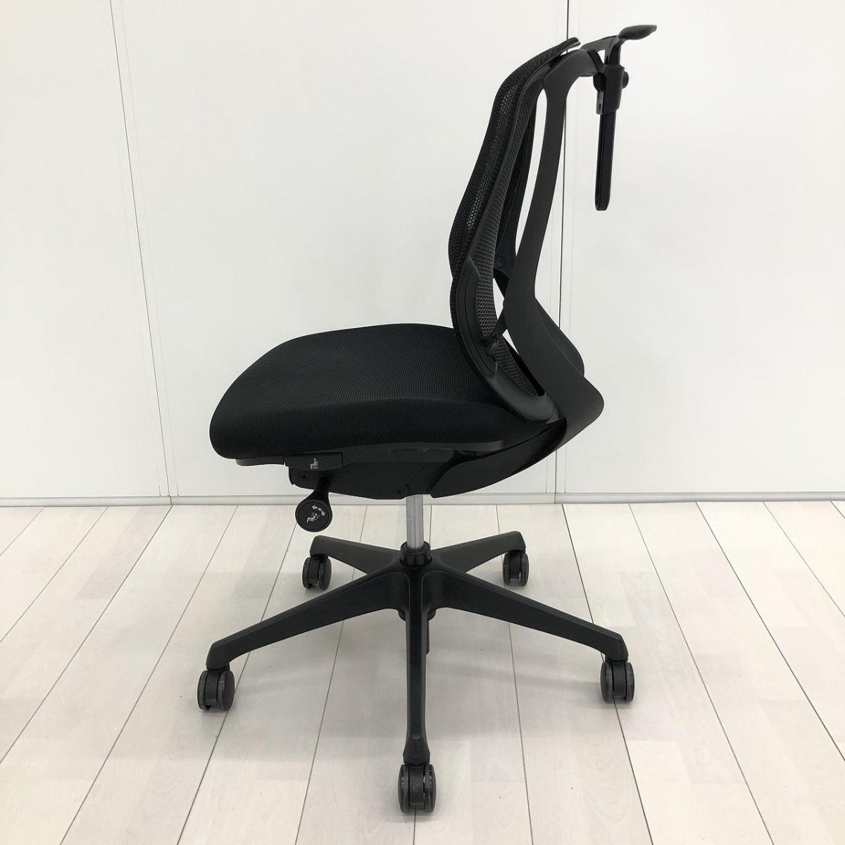 中古】シルフィー オカムラ/okamura 肘無ローバックチェア 575315