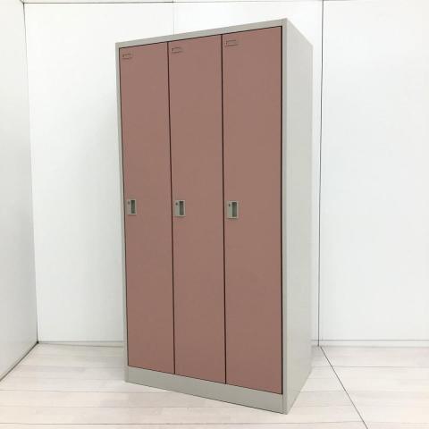 【中古】FZタイプ 4573FZ　Z531 オカムラ（okamura） 3人用更衣ロッカー