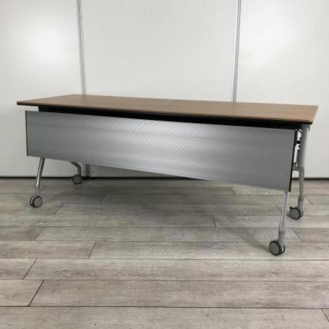 【中古】インターアクトNT 81B4JB MM98 オカムラ（okamura） スタックテーブル(長机/折りたたみ/会議用)