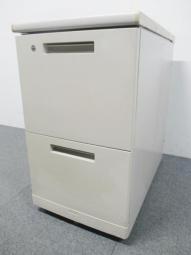 【IB】【ワークスペース追加にもオススメ！】■コクヨ(KOKUYO)　MXシリーズ　2段脇机　■便利に使える！デスクサイドキャビネット！