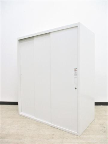 【中古】レクトライン  オカムラ（okamura） ローキャビネット／引き違い