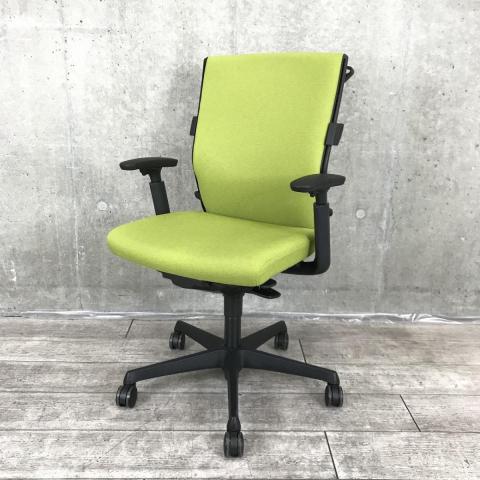 【中古】エスクード C496ZR　FFW6 オカムラ（okamura） 肘付ハイバックチェア