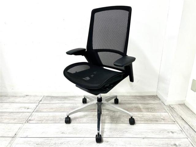 【中古】フィノラ ポリッシュ C785BR F1E1 オカムラ（okamura） 肘付ハイバックチェア
