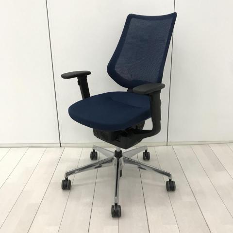 【中古】イング バーチカル アルミ CRS-G3402E6 コクヨ（KOKUYO） 肘付ハイバックチェア