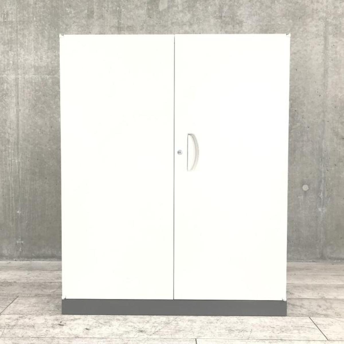 中古】QUWALL 生興 ローキャビネット／両開き 575622 - 中古オフィス