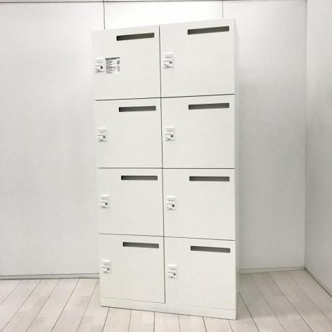 【中古】ピクスライン 4Z6XRV　ZA75 オカムラ（okamura） 8人用パーソナルロッカー