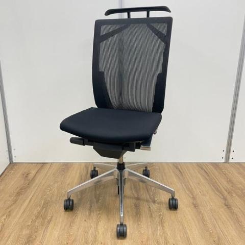【中古】ヴェントチェア KE-867JBHZ9T1 イトーキ（ITOKI） 肘無ハイバックチェア