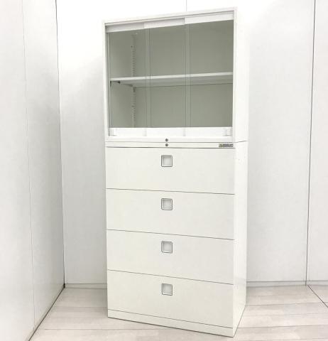 【中古】レクトライン 4T421Y-ZA75 オカムラ（okamura） ハイキャビネット／その他