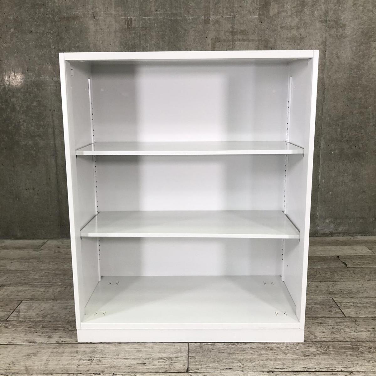 【見える化にフォーカスしたオープン書庫！】■ウチダ（UCHIDA）製　ハイパーストレージ（HS）シリーズ　オープン書庫　ローキャビネット　H1100㎜　■ベース付き　■ホワイト【2512】弊社使用欄【A01051624/A01051625】
                        HSシリーズ
                                    中古
            