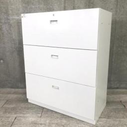 【西】～頼れる3段収納～【イトーキ】【シンライン】【3段ラテラル】【ローキャビネット】【チェア】【椅子】【イス】【事務椅子】【デスク】【机】【書庫】【書棚】【棚】【ラック】【収納】【格安】【安い】