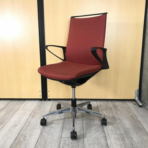 【中古】モード CA25BR FWM9 オカムラ（okamura） 肘付ハイバックチェア