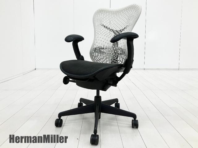 HermanMiller/ハーマンミラー ミラチェア ブラックXホワイト MR1133AAM スタジオ7.5