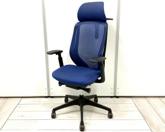 【中古】シルフィーメッシュ C68BXR-FMP3 オカムラ（okamura） 肘付ハイバックチェア