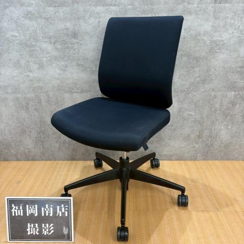 【中古】ウィザードチェア CRS-G1820F6 コクヨ（KOKUYO） 肘無ローバックチェア