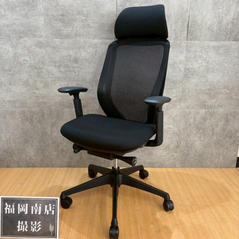 【中古】シルフィーメッシュ  オカムラ（okamura） 肘付ハイバックチェア