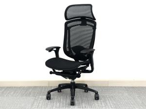 【ヘッドレストは新品！】【3月4日入荷！】限定6脚！大型ヘッドレスト付！♦コンテッサ（Contessa）♦オカムラ製オールブラック