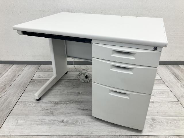 【中古】CZデスク CZN-107CAB-W9W9 イトーキ（ITOKI） 片袖机