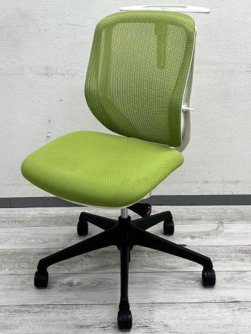 【中古】シルフィーメッシュ C631XW 0012 K332 オカムラ（okamura） 肘無ローバックチェア