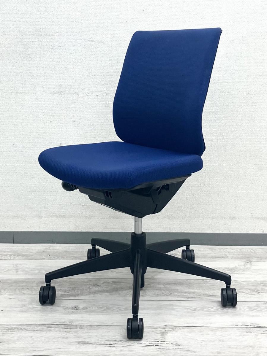 中古】ウィザードチェア CRS-G1800F6 コクヨ/KOKUYO 肘無ローバック