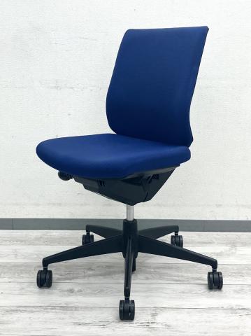 【中古】ウィザードチェア CRS-G1800F6 コクヨ（KOKUYO） 肘無ローバックチェア