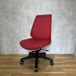 【西】～軽やかで、しなやか。デザイン性と快適性が美しく調和したノナ～【イトーキ】【ノナチェア】【レッド】【肘無し】【チェア】【椅子】【イス】【事務椅子】【格安】【安い】【メーカー】