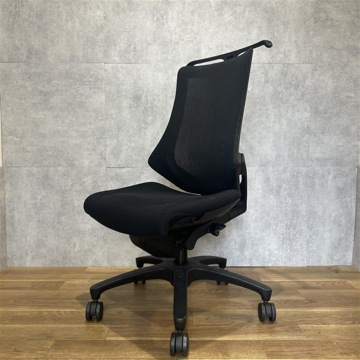 【西】　【イトーキ】【ブラック】【ハイバック】【肘無し】 【チェア】【椅子】【イス】【事務椅子】【格安】【安い】【福岡オフィス家具】【福岡中古家具】【中古事務什器】【中古チェア】【中古椅子】
                        エフメッシュ
                                    中古
            