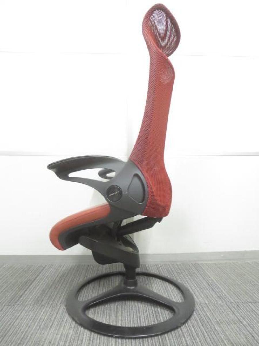 中古】レオパード CE93BR オカムラ/okamura 肘付ハイバックチェア