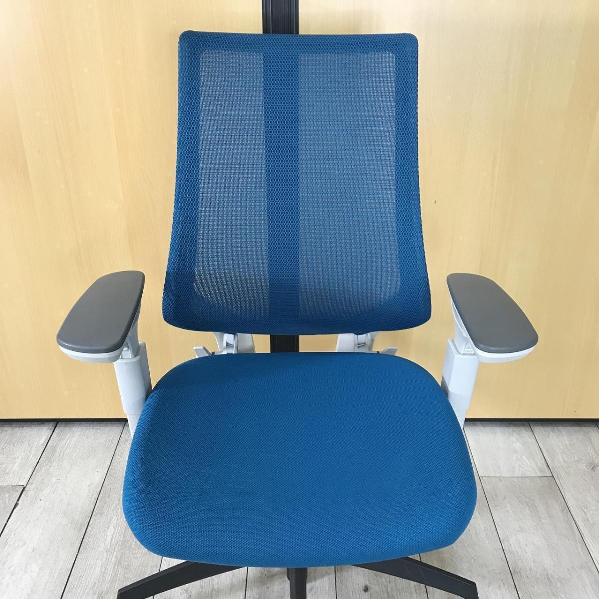 中古】デュオラ メッシュ コクヨ/KOKUYO 肘付ハイバックチェア 576199