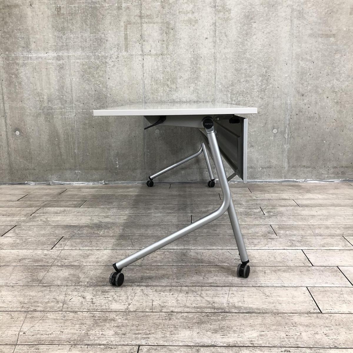 中古】ネスティア オカムラ/okamura スタックテーブル(長机/折りたたみ