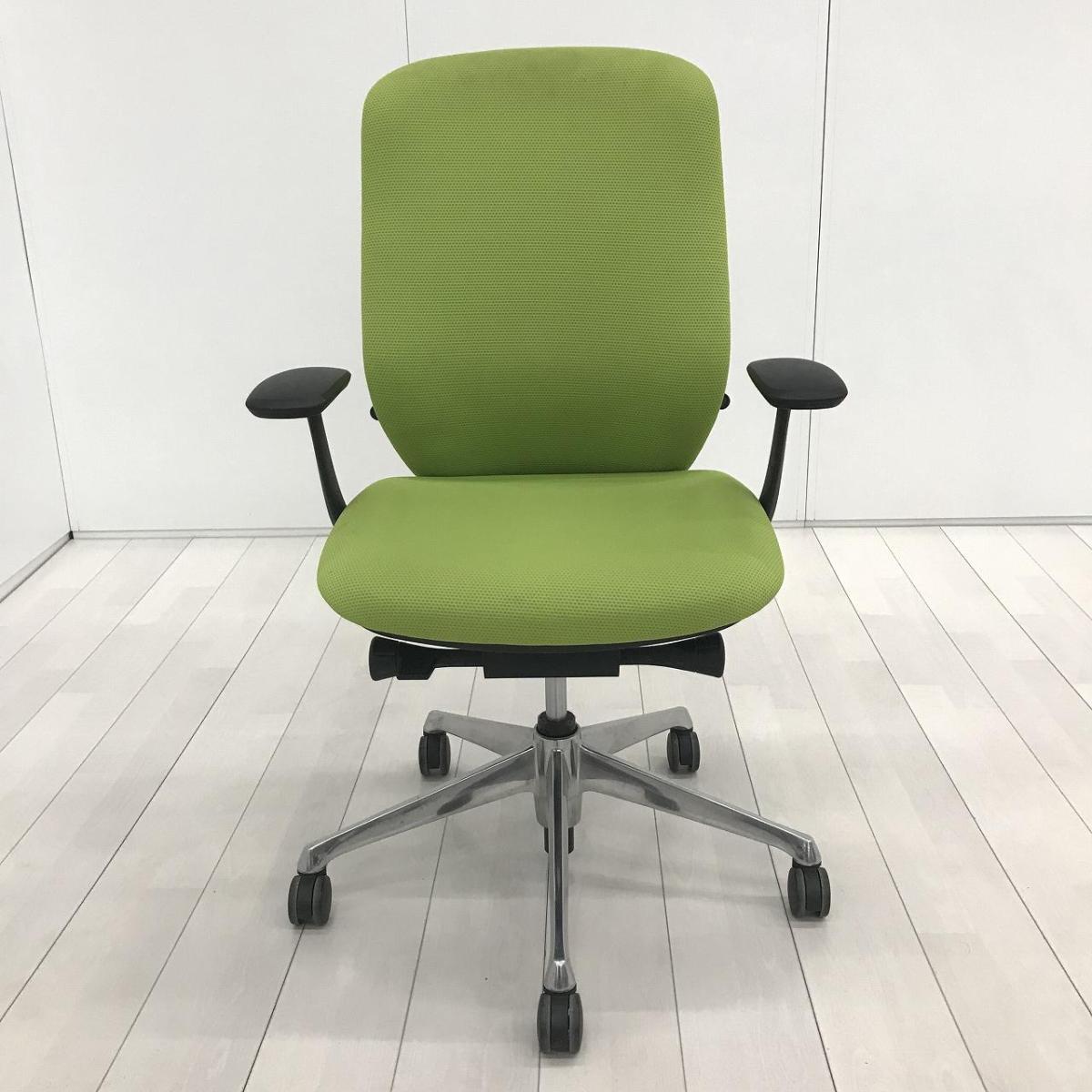 中古】シルフィー C647BR FSF5 オカムラ/okamura 肘付ハイバックチェア