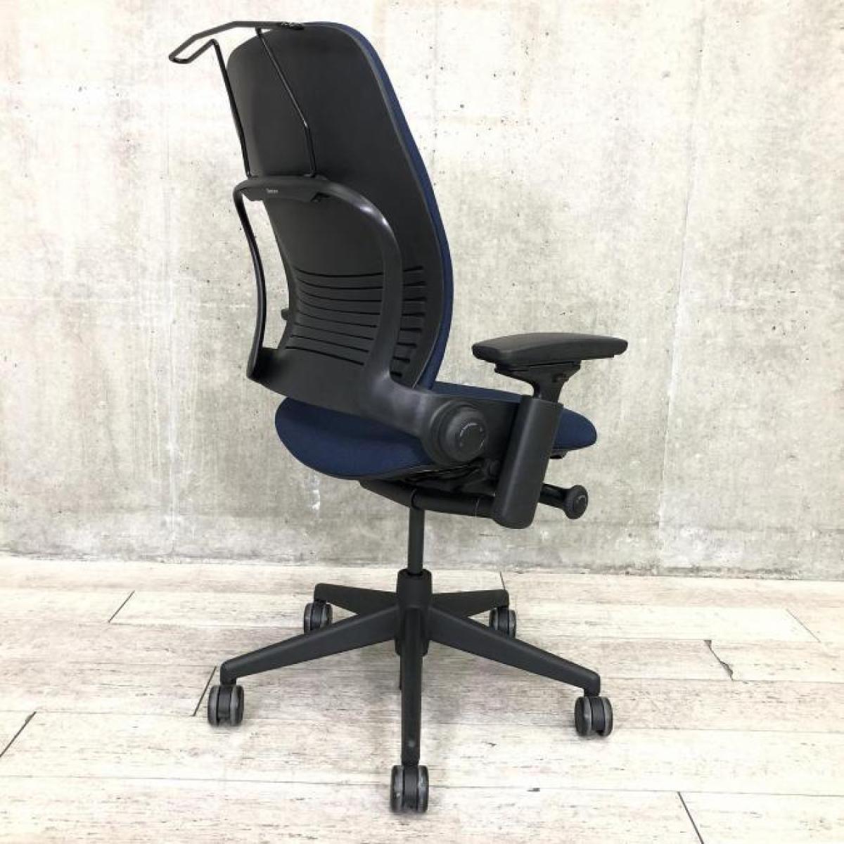 中古】リープV2 Steelcase/スチールケース 肘付ハイバックチェア