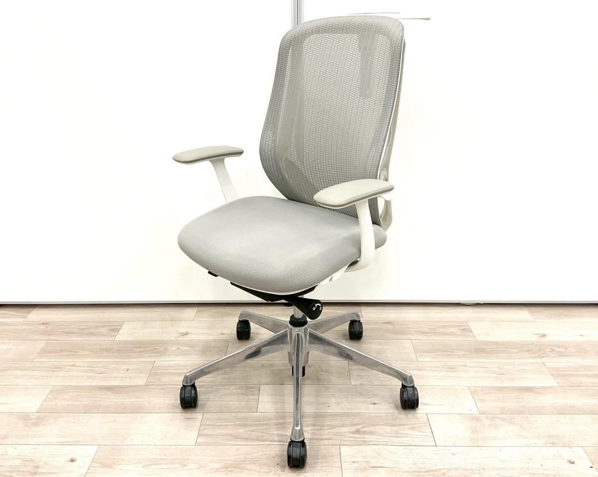 中古】シルフィーメッシュ C635BW FMR3 オカムラ/okamura 肘付