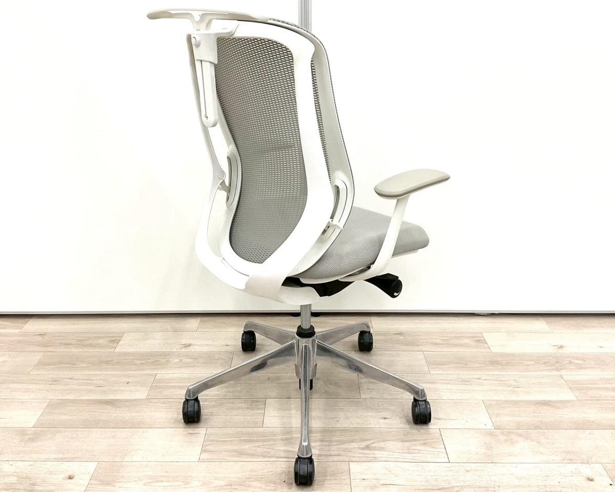 中古】シルフィーメッシュ C635BW FMR3 オカムラ/okamura 肘付