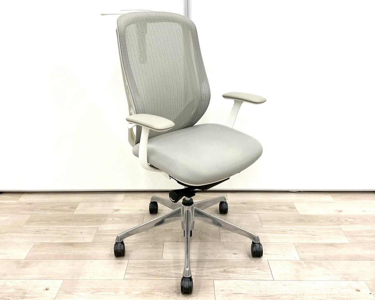 中古】シルフィーメッシュ C635BW FMR3 オカムラ/okamura 肘付