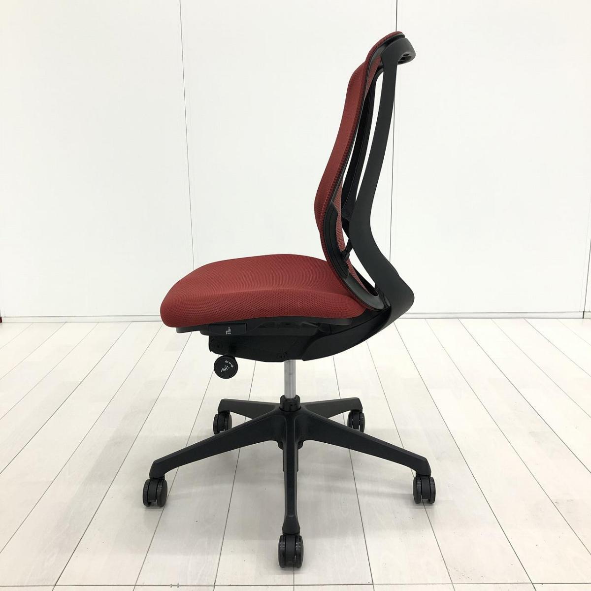 中古】シルフィーメッシュ オカムラ/okamura 肘無ハイバックチェア