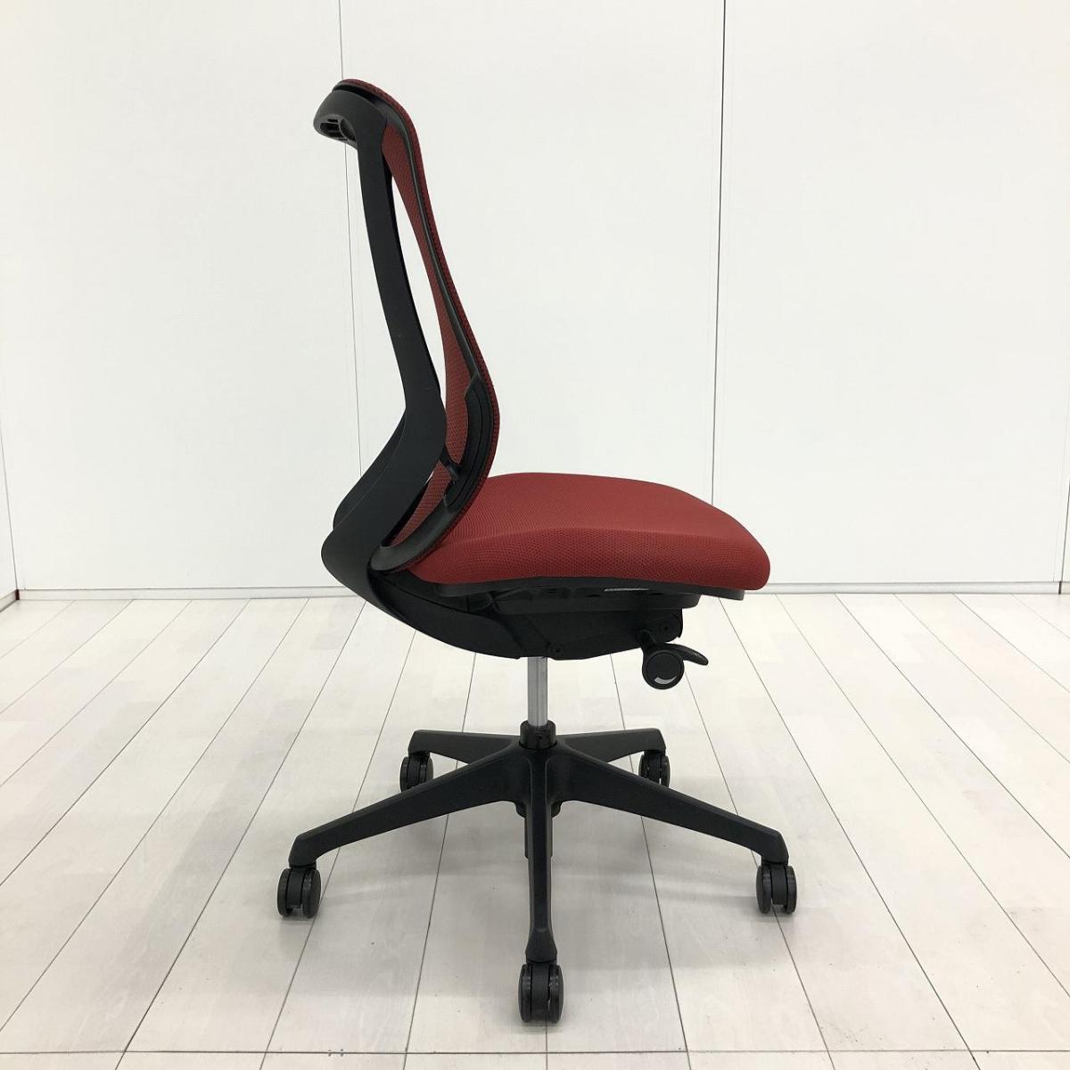 中古】シルフィーメッシュ オカムラ/okamura 肘無ハイバックチェア