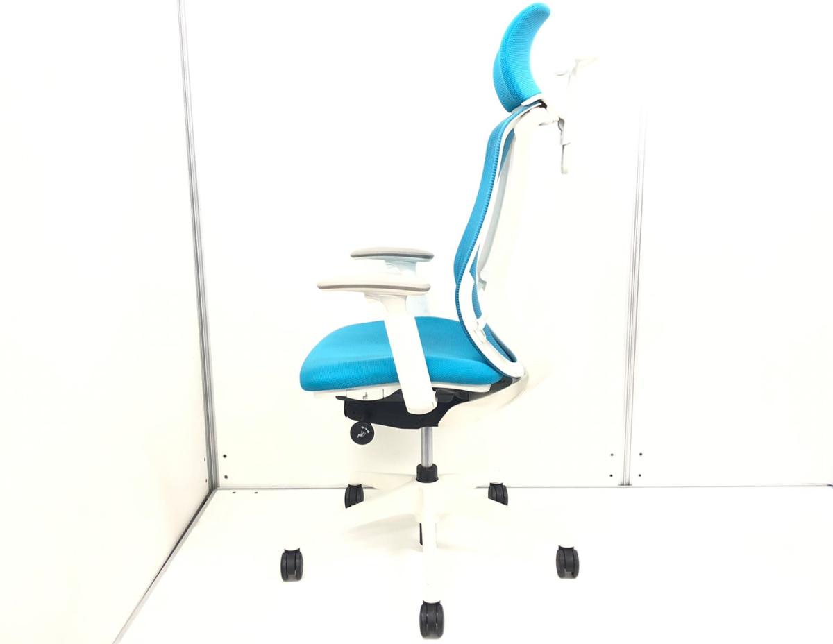 中古】シルフィーメッシュ オカムラ/okamura 肘付ハイバックチェア