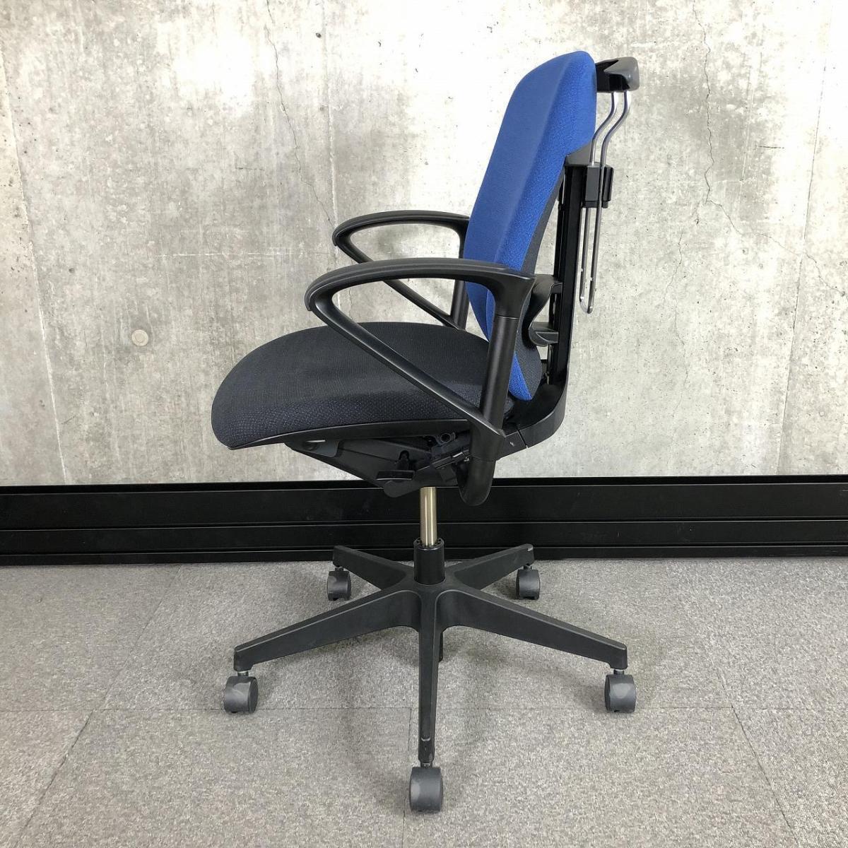 中古】プラオチェア KE-246GH-T1T1N7 イトーキ/ITOKI 肘付ローバック 