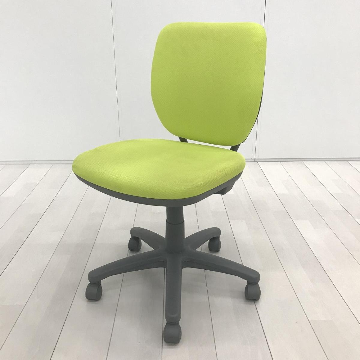 中古】ヴィラージュチェア 8VC11A FVG4 オカムラ/okamura 肘無ロー