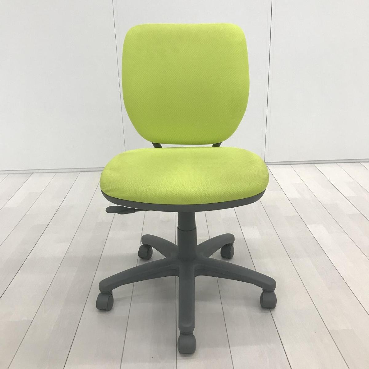 中古】ヴィラージュチェア 8VC11A FVG4 オカムラ/okamura 肘無ロー