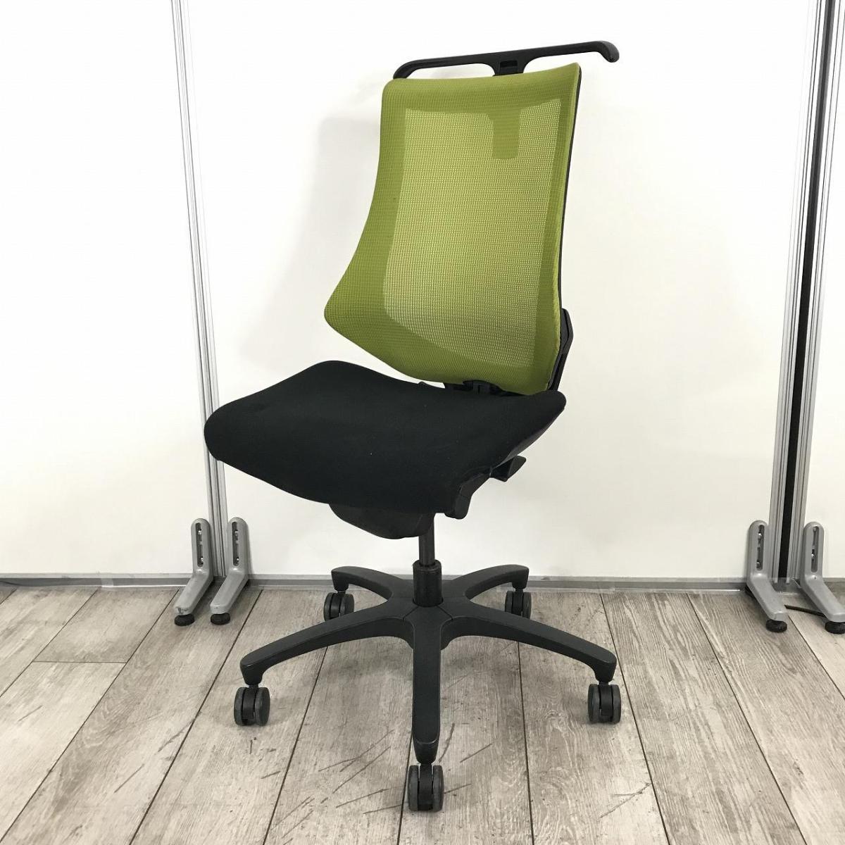 中古】エフメッシュ イトーキ/ITOKI 肘無ハイバックチェア 576447