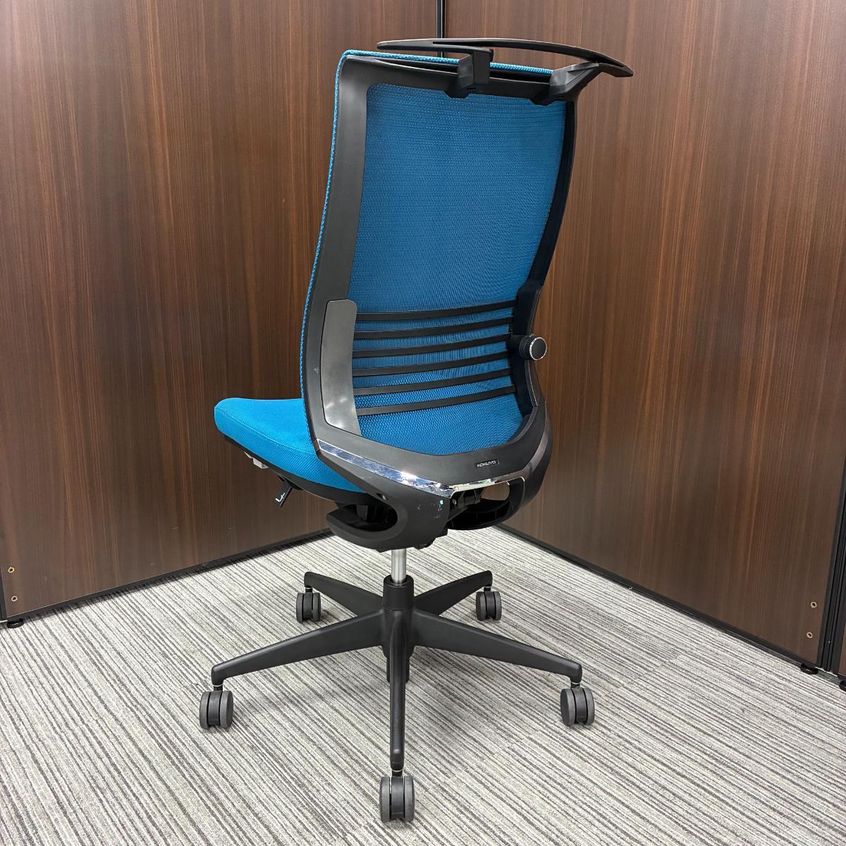 中古】ベゼル 樹脂脚 コクヨ/KOKUYO 肘無ハイバックチェア 576450