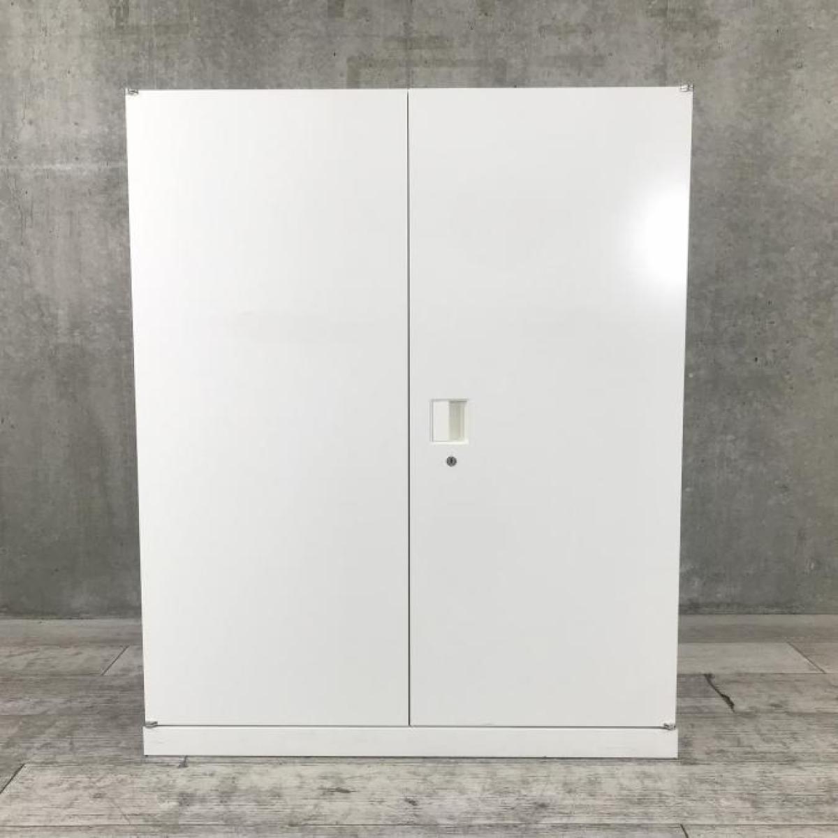 中古】3S 書庫 オカムラ/okamura ローキャビネット／両開き 576474