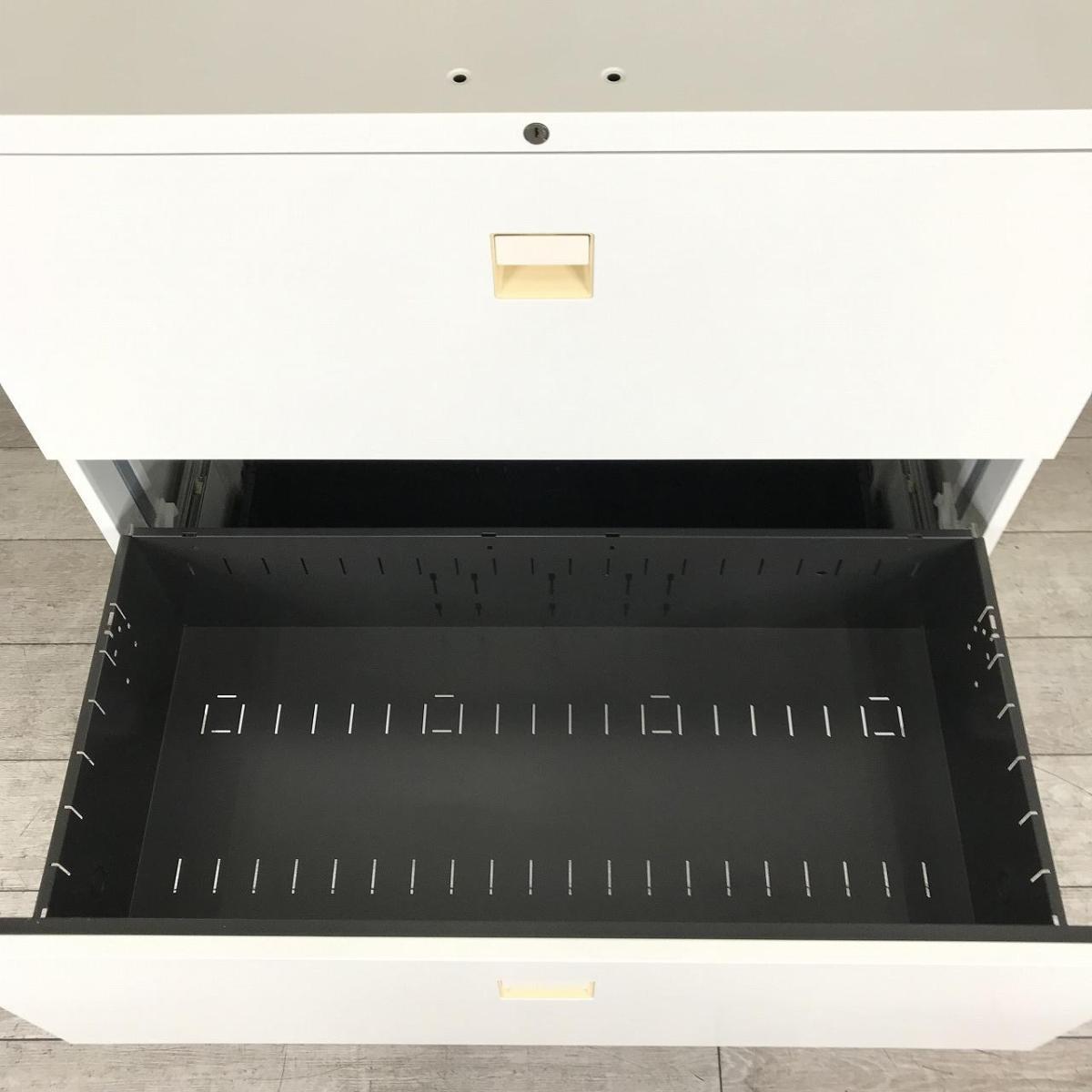 中古】3S 書庫 オカムラ/okamura ローキャビネット／ラテラル 576481