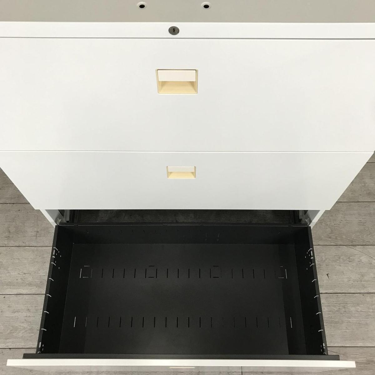 中古】3S 書庫 オカムラ/okamura ローキャビネット／ラテラル 576481